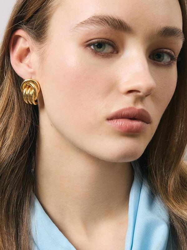Perlu Dani Earrings - Gold