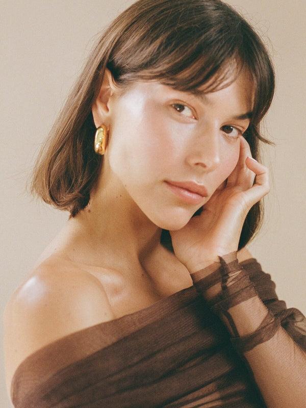 Perlu Dina Hoops - Gold