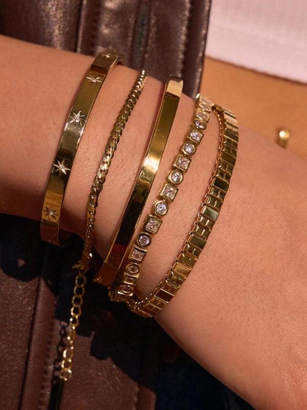 Perlu Dominique Bracelet - Gold