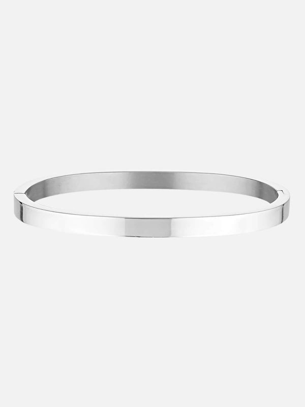 perlu Dylan Bangle Silver - Plain