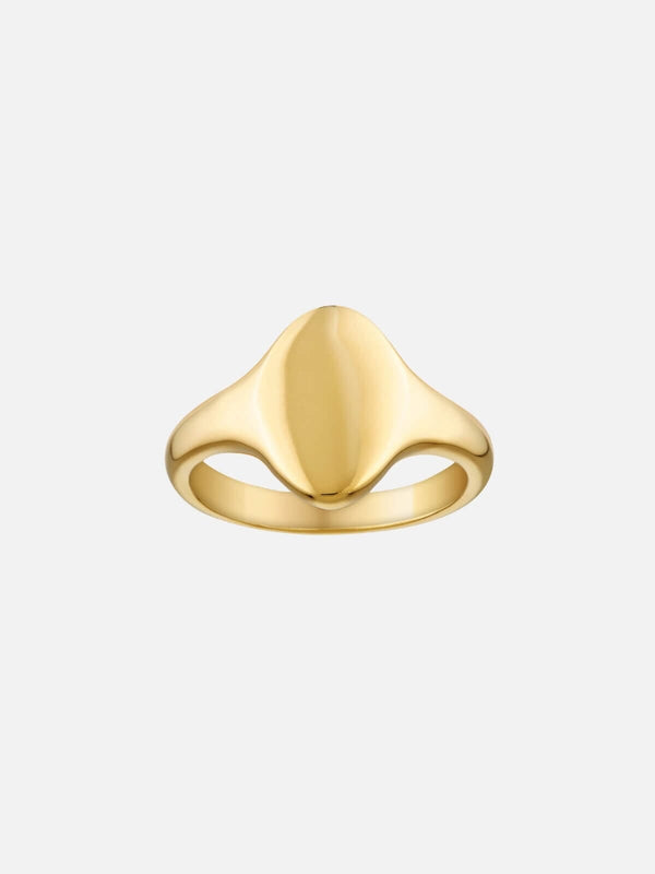 perlu Egg Signet Ring