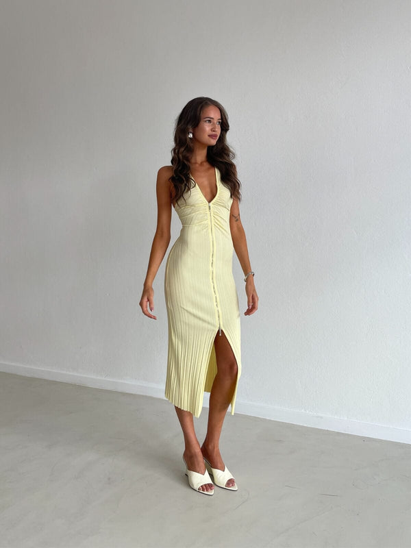 Perlu Elderflower Dress - Faded Sunlight