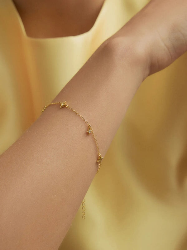 Perlu Ella Bracelet - Gold