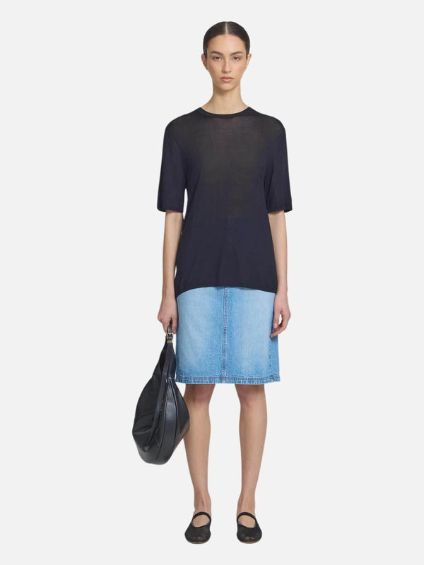 perlu Ember Knit Tee - Black