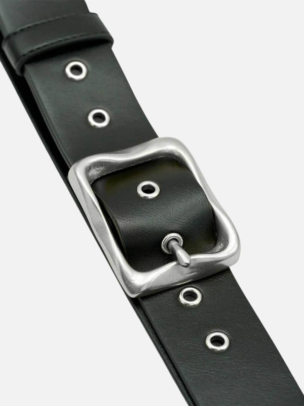 Perlu Everyday Buckle Belt - Black/Silver