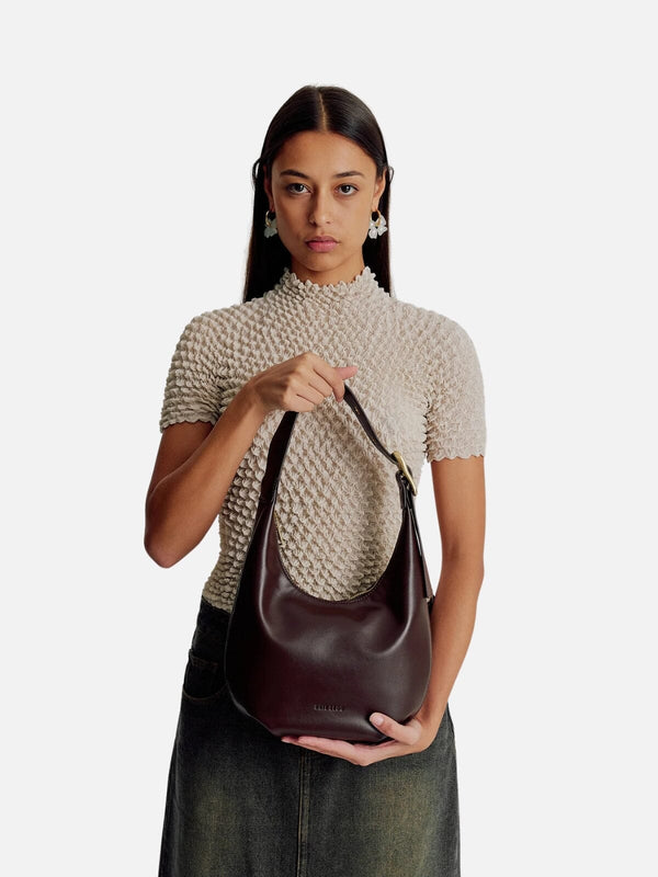 Perlu Everyday Croissant Bag - Chocolate