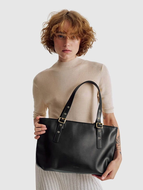 Perlu Everyday East-West Tote - Black