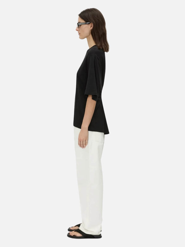 Perlu Felton Draped Back Tee - Black