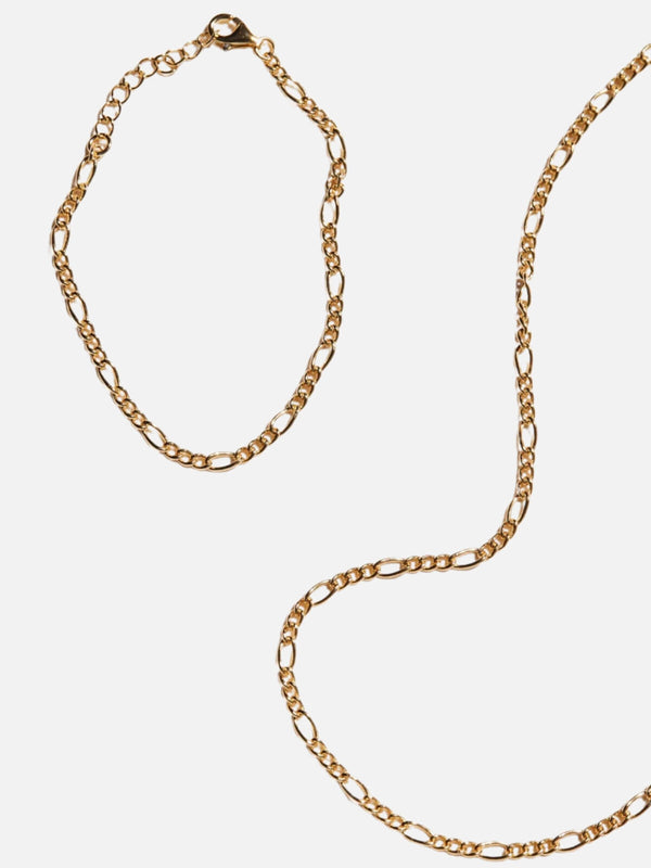 Perlu Figaro Chain Bracelet - Gold