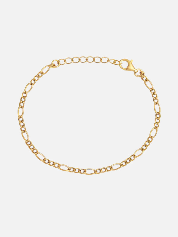 perlu Figaro Chain Bracelet - Gold