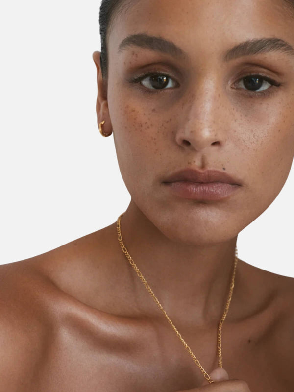 Perlu Figaro Chain Necklace - Gold