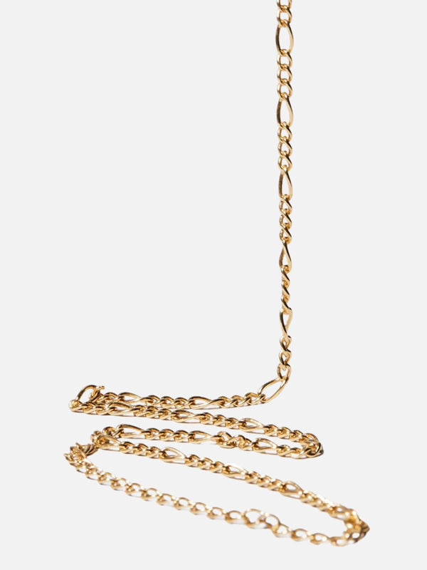 Perlu Figaro Chain Necklace - Gold