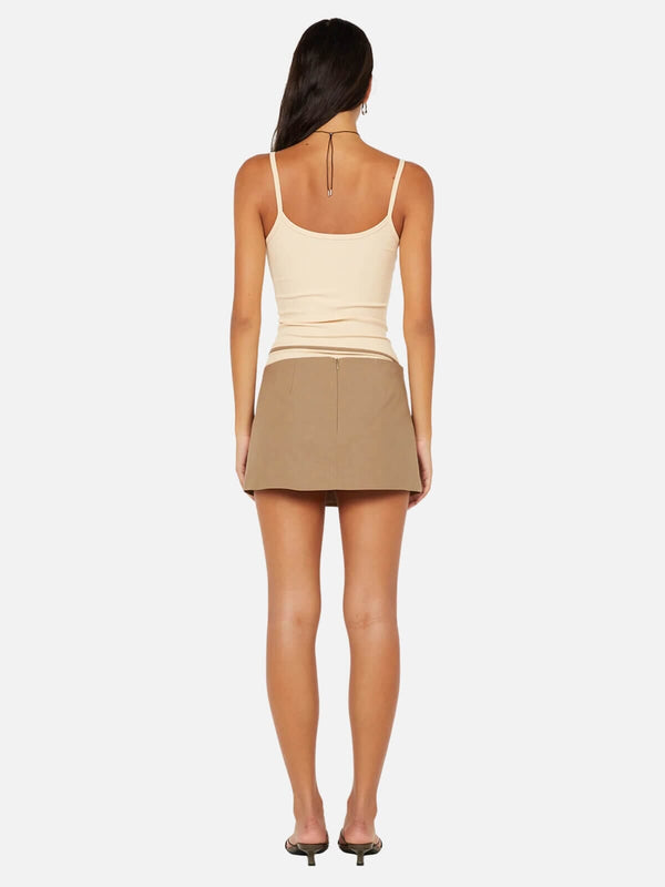Perlu Finn Mini Skirt - Olive