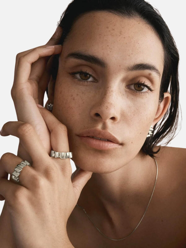 Perlu Franca Ring - Silver