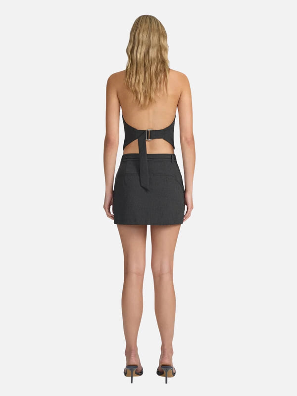 Perlu Gabe Mini Skirt - Graphite