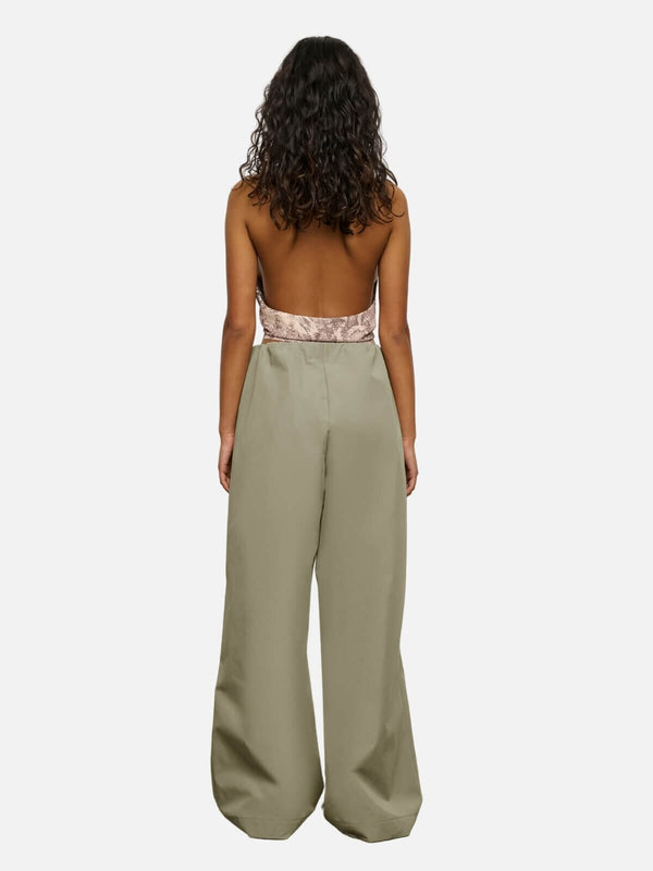 Perlu Gisele Top - Taupe Serpente