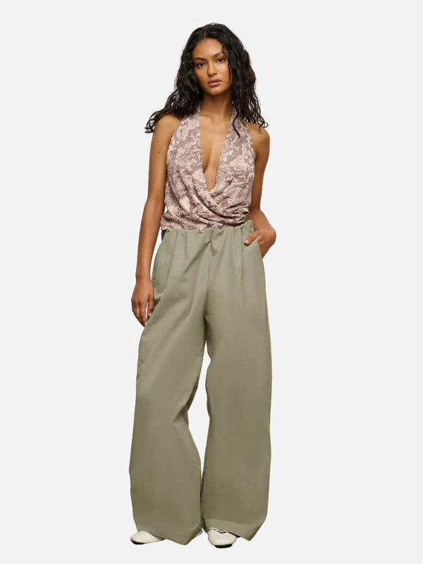 perlu Gisele Top - Taupe Serpente