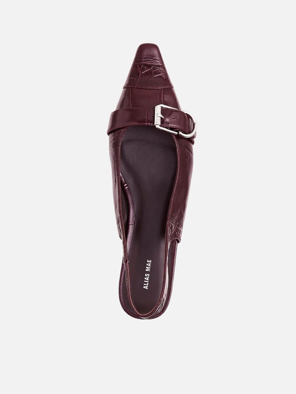 Perlu Halle - Burgundy Croc