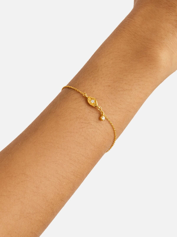 Perlu I Am Protected Bracelet - 18k Gold