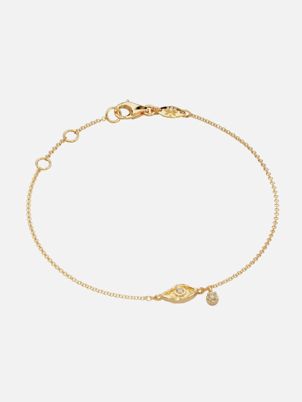 perlu I am Protected Bracelet - 18k Gold