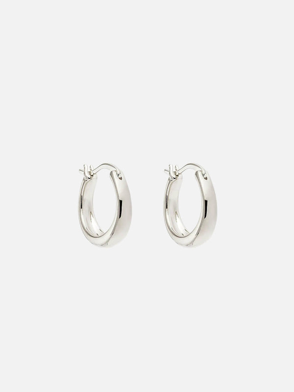 perlu Infinite Horizon Small Hoops - Silver