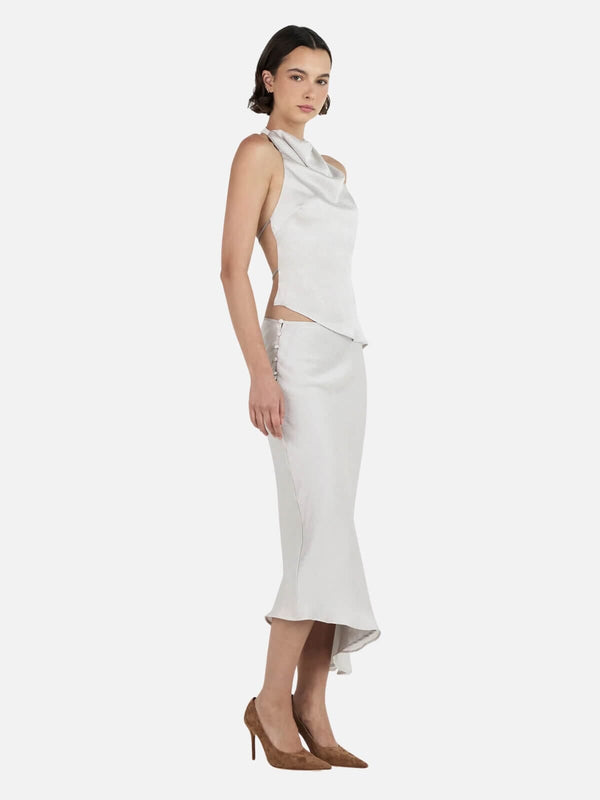 Perlu Iris Halter Top - Silver