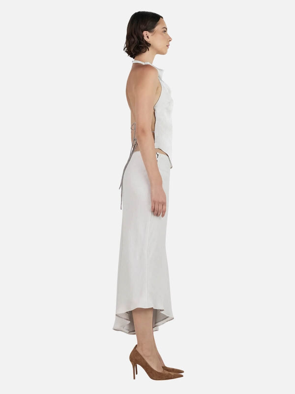 Perlu Iris Halter Top - Silver