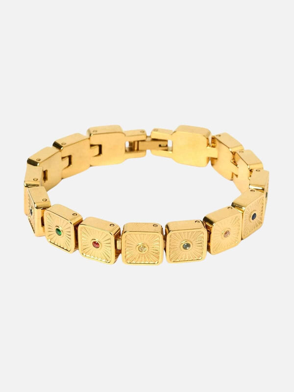 perlu Jasper Bracelet - Gold