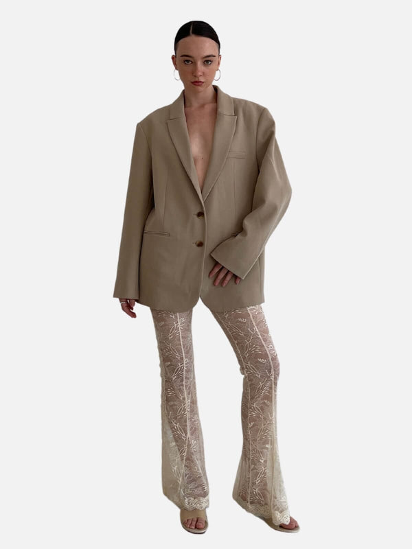 perlu Jillian Lace Pant - Cream