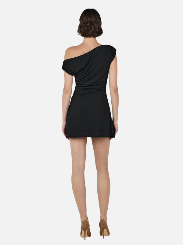 Perlu Leilani Mini Dress - Black