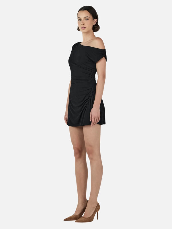 Perlu Leilani Mini Dress - Black