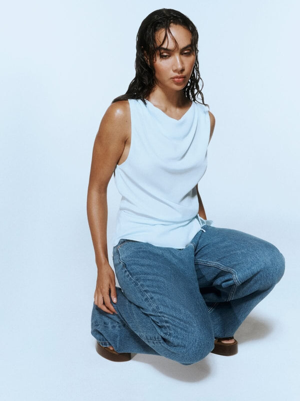 Perlu Lennon Top - Ice Blue