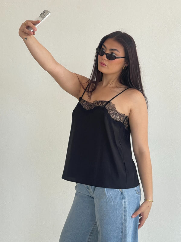 Perlu Lira Cami - Black