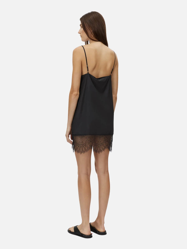 Perlu Lira Mini Dress - Black