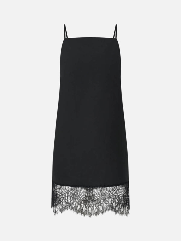 Perlu Lira Mini Dress - Black