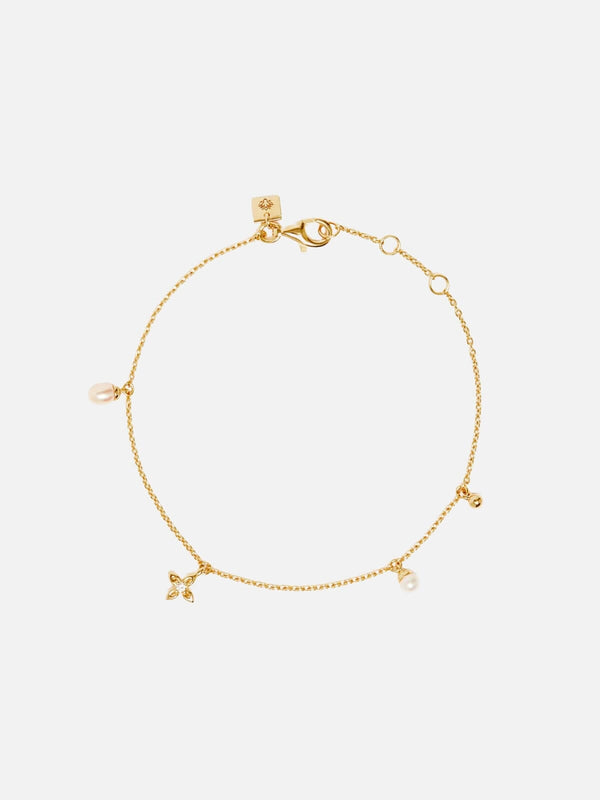 perlu Live In Peace Bracelet - Gold