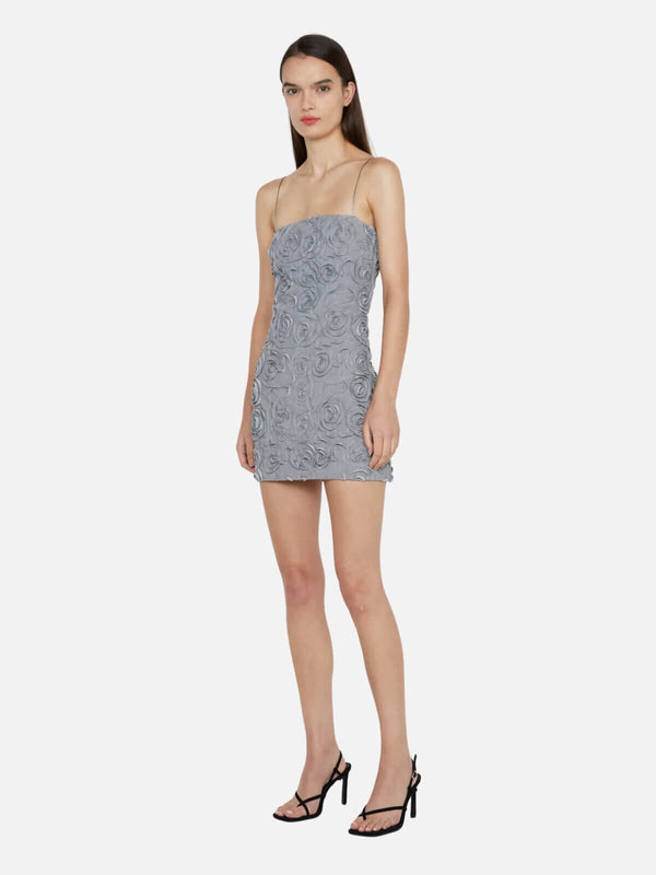 Perlu Lotty Mini Dress - Grey