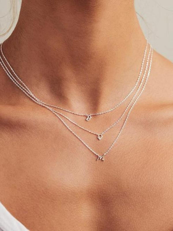 Perlu Love Letter Necklace - Silver