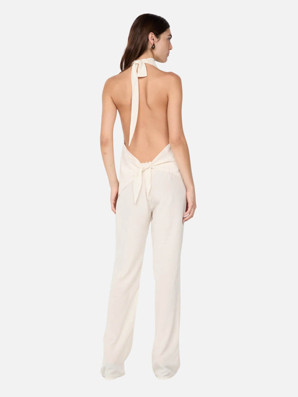 Perlu Lucie Halter Top - Ivory