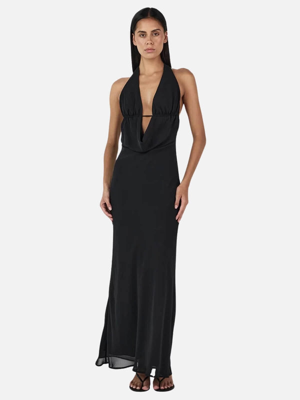Perlu Magson Maxi Dress - Black