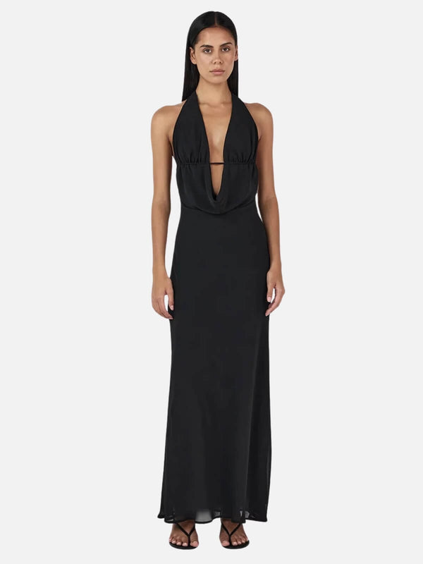 perlu Magson Maxi Dress - Black