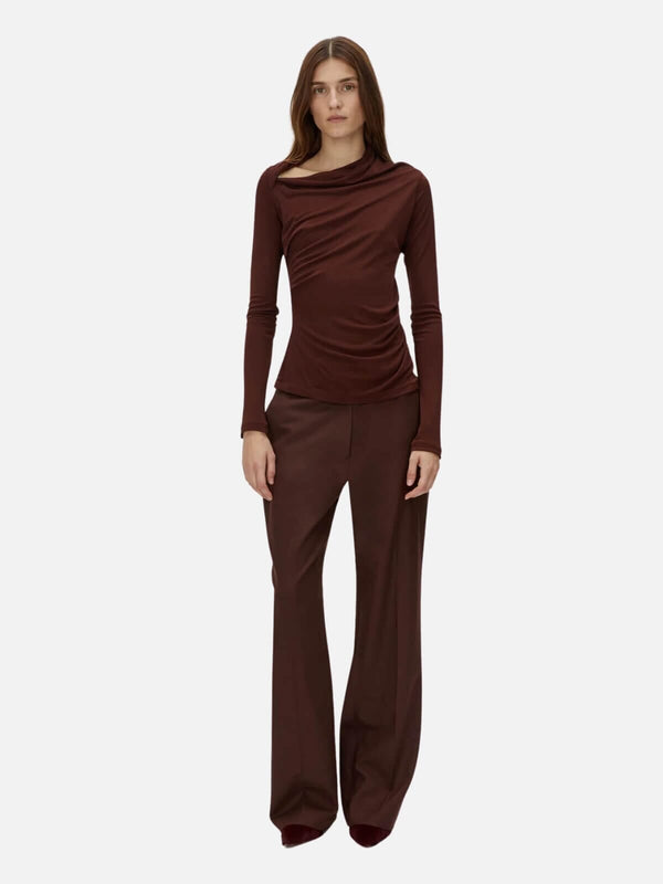 perlu Mai Long Sleeve Top - Almandine