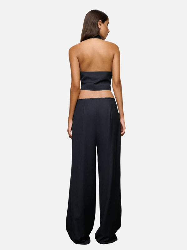 Perlu Margot Pant - Navy Pinstripe