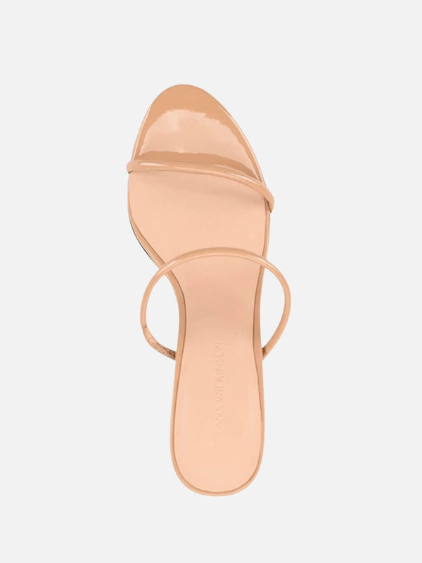 Perlu Marilyn Sandal - Beige Patent Leather