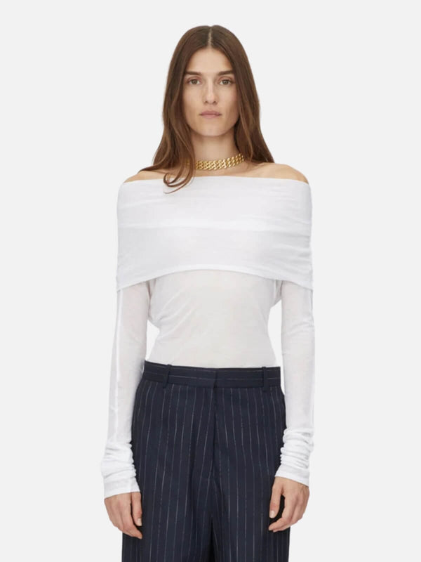 Perlu Marjorie Top - Soft White