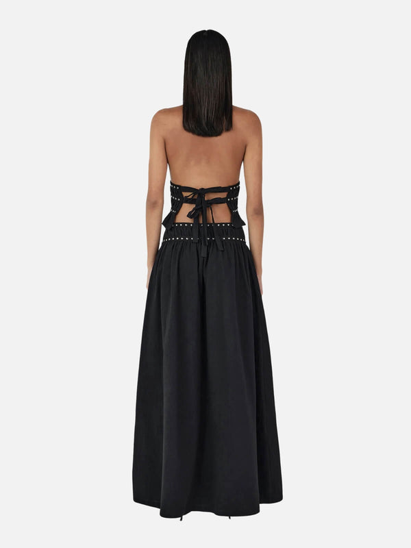 Perlu Mavis Studded Top - Black