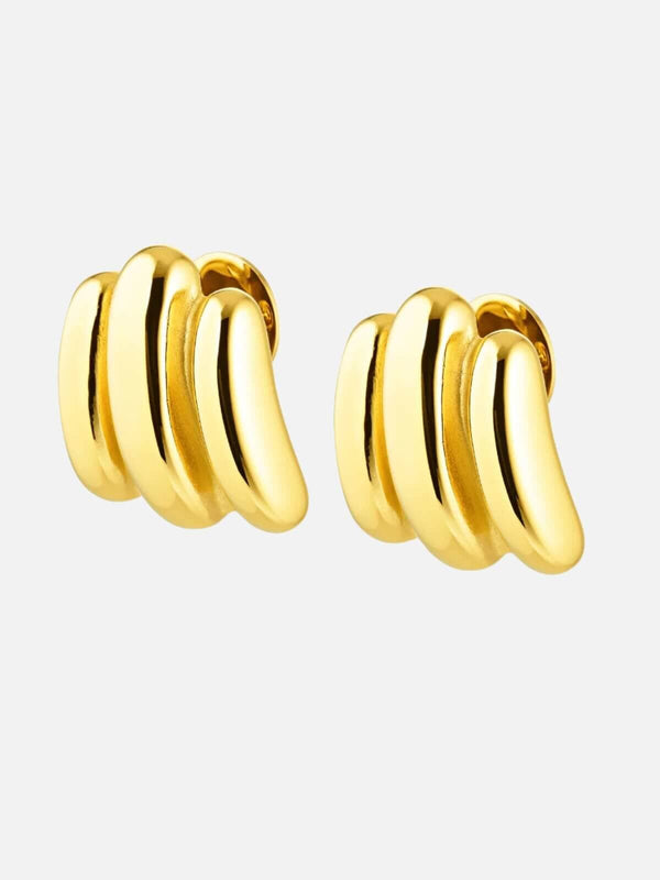 perlu Monte Earrings - Gold