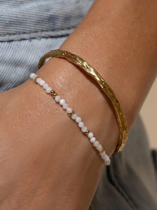 Perlu Myla Bracelet - Moonstone/Gold
