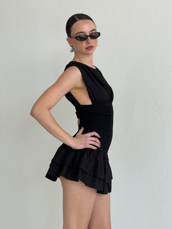 Perlu Nera Mini Dress - Black