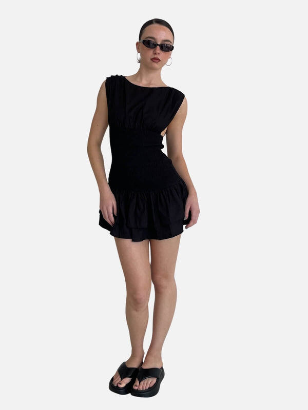 perlu Nera Mini Dress - Black